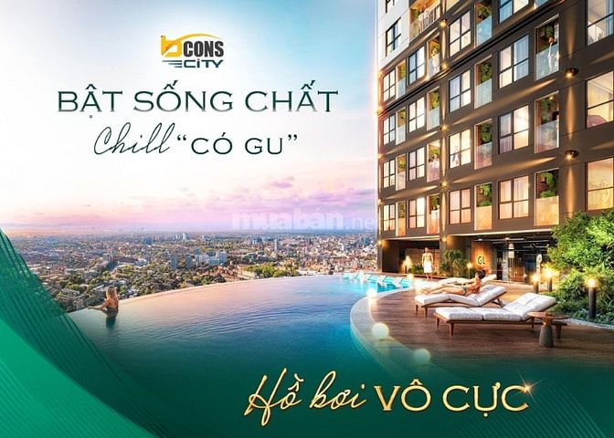 Chỉ 360 triệu nhận ngay căn hộ bcons city metro bến thành suối tiên