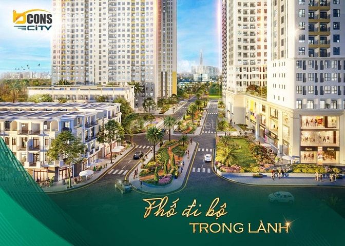 Chỉ 360 triệu nhận ngay căn hộ bcons city metro bến thành suối tiên