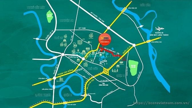 Chỉ 360 triệu nhận ngay căn hộ bcons city metro bến thành suối tiên