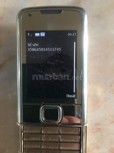 BÁN MÁY NOKIA 88001e Vàng Gold Cũ đang  sử dụng