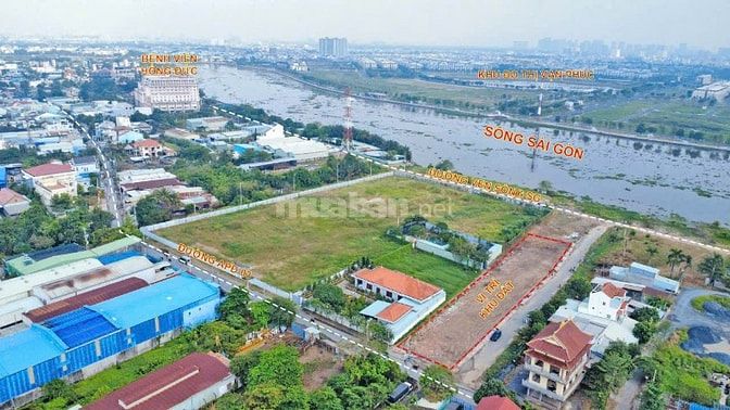 Bán đất đối diện Vạn Phúc City thuộc An Phú Đông, quận 12