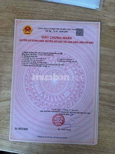 Bán đất mặt tiền kênh Đá Hàng đường 15m, cách Vành Đai 3 có 500m