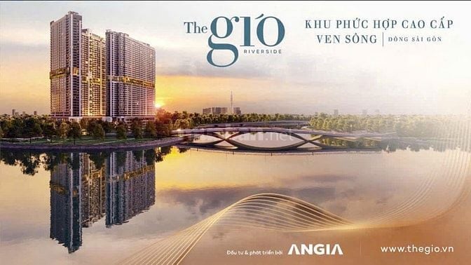 CĂN HỘ 3 MẶT GIÁP SÔNG THE GIÓ REVERSIDE -LIỀN KỀ METRO CHỈ 1TY6/CĂN 