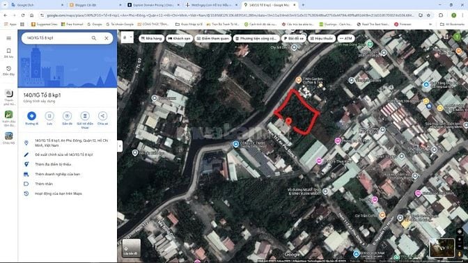 Cho thuê đất 1000m² tại An Phú Đông, Quận 12 – Đường rộng, giá 14triệu