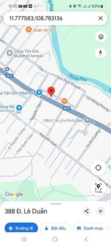 NHÀ 2 MẶT TIỀN NGUYÊN CĂN TẠI THỊ TRẤN TÂN SƠN, NINH SƠN, NINH THUẬN