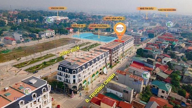 Bán Shophouse Âu Cơ Park City,chỉ từ 5,x tỷ, 120m2, mặt tiền rộng 6m 