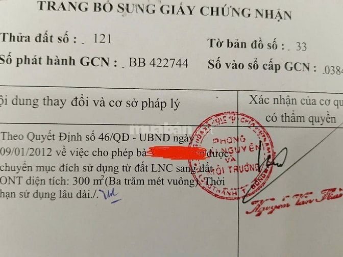 Bán 1512 m2 đất phía sau Trạm Dừng Chân Bò Sữa Long Thành