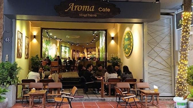 Nhượng cửa hàng cafe hoạt động theo AROMA phố Thái Hà, quận Đống Đa