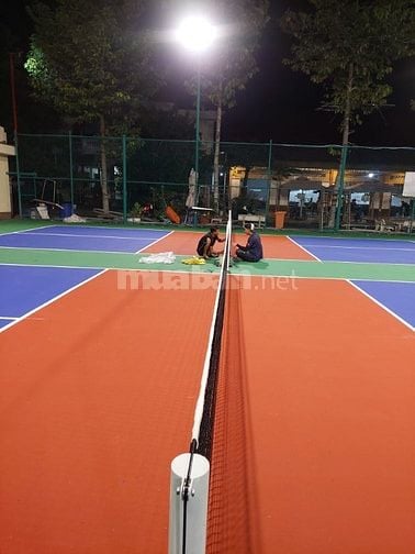 trụ lưới pickleball bán trụ pickleball, lắp đặt trụ pickleball