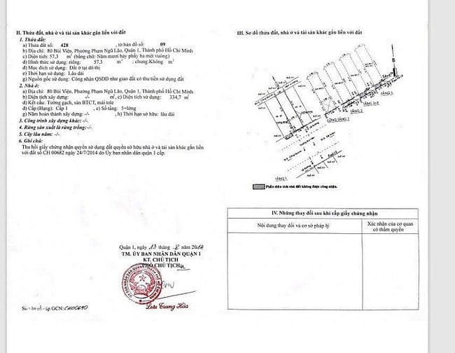 Bán nhà mặt tiền Bùi Viện Hdt 235tr/tháng giá 59 tỷ