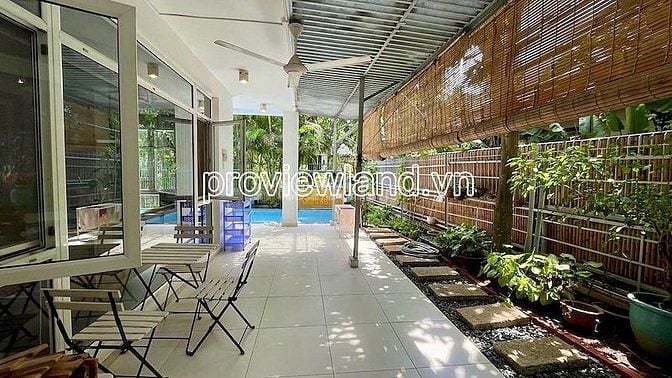 Cho thuê căn nhà Biệt thự Compound Thảo Điền, 306m2 đất, ngang 20m