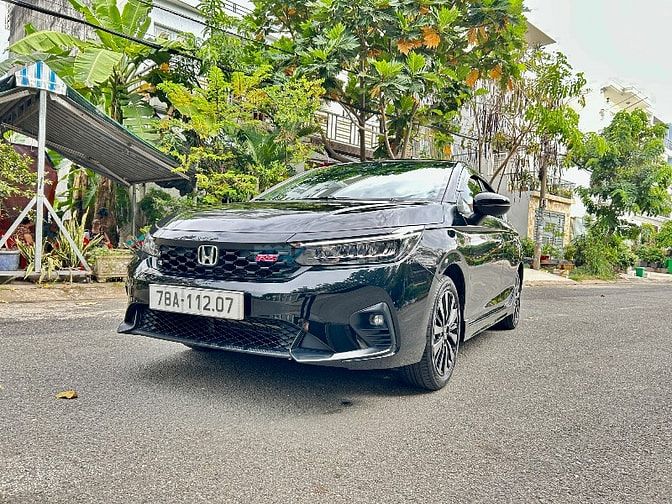 Honda CiTy RS Sensing Vin 2024 T8/2024 màu đen xe đi lướt 