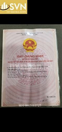 CẦN BÁN GẤP ĐẤT THỔ CƯ TẠI HÒA KHÁNH TÂY, ĐỨC HÒA, LONG AN