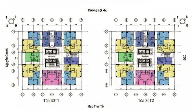 Chính chủ cho thuê căn hộ chung cư 3 phòng ngủ tại 30T2 Nam Trung Yên