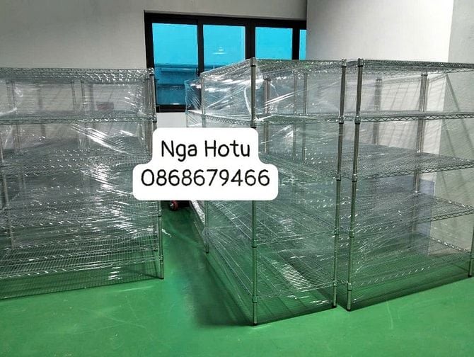 Xe đẩy hàng, giá để hàng, xe lưới để hàng