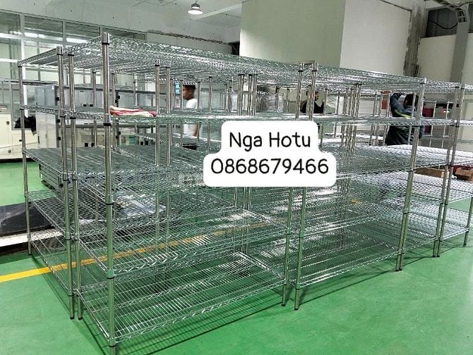 Xe đẩy hàng, giá để hàng, xe lưới để hàng
