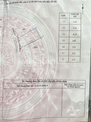 Chính chủ cần bán miếng đất 551m Có sẵn nhà và 200m thổ cư