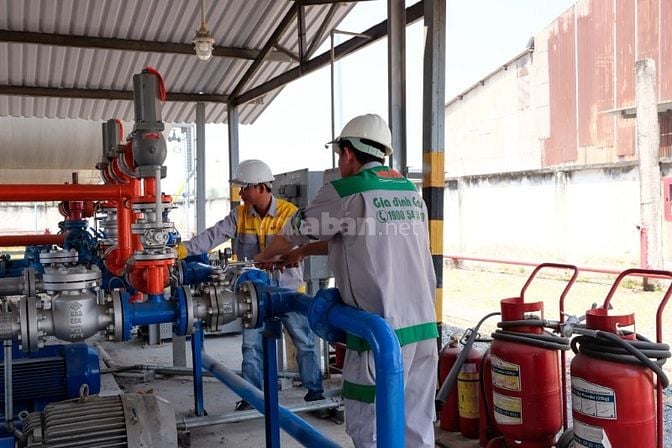 KCN Nam Thăng Long- Tuyển 05 Nam Công Nhân Chiết Nạp Gas Bao Cơm Trưa