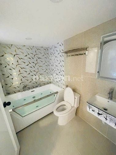 Nhà mới, Mặt tiền, có thang máy, 5 tầng,(4.1x36.5m) Âu Dương Lân Q8