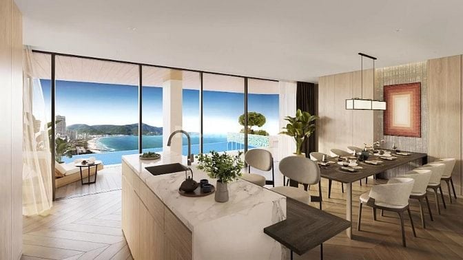 Biệt Thự Trên Không Đẹp Nhất VN 270m2 NOBU hồ bơi riêng vô cực