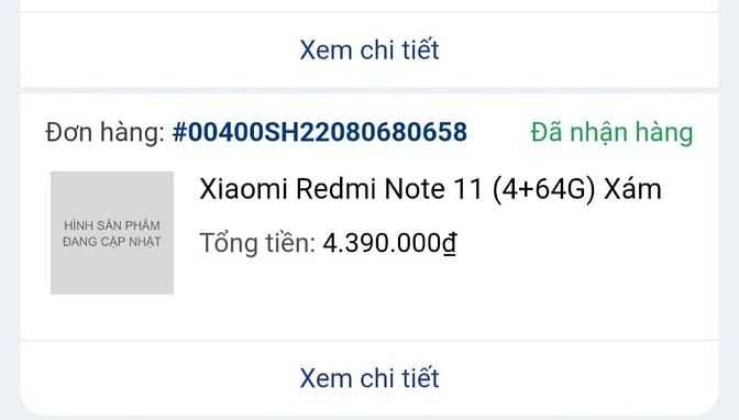 Thanh lý điện thoại redmi note 11, sơn trà mua thế giới di động