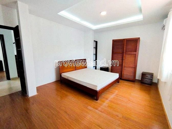 Cho thuê biệt thự khu compound, 3 tầng, hồ bơi, sân vườn, 350m2, 5PN