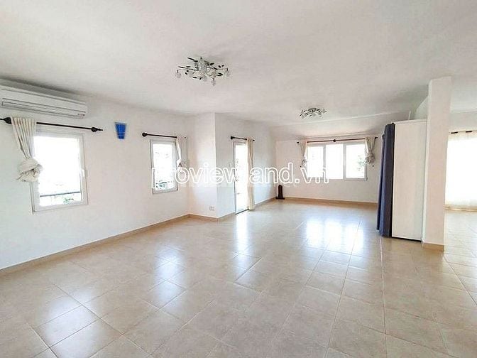 Cho thuê biệt thự khu compound, 3 tầng, hồ bơi, sân vườn, 350m2, 5PN