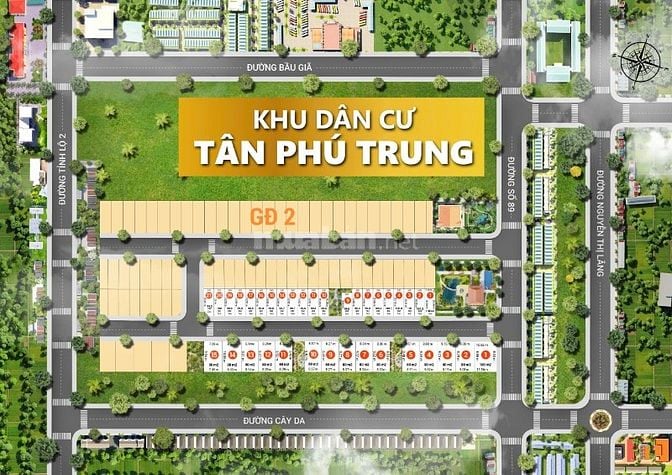 Sở hữu ngay đất nền tại khu dân cư Tân Phú Trung - Củ Chi, chỉ từ 1,9