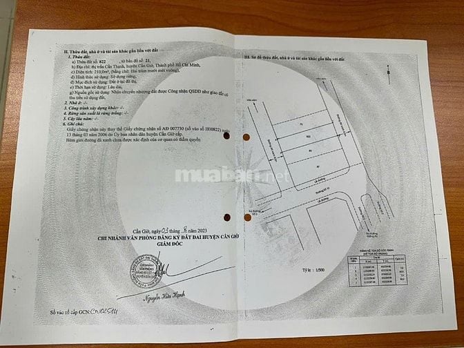 Bán nhà cấp 4 2mt trước sau kdc Giồng Ao, đường Tắc Xuất, Cần Giờ