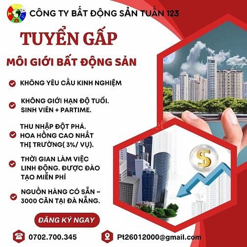 HỢP TÁC BÁN NHÀ PHỐ QUANH THÀNH PHỐ ĐÀ NẴNG