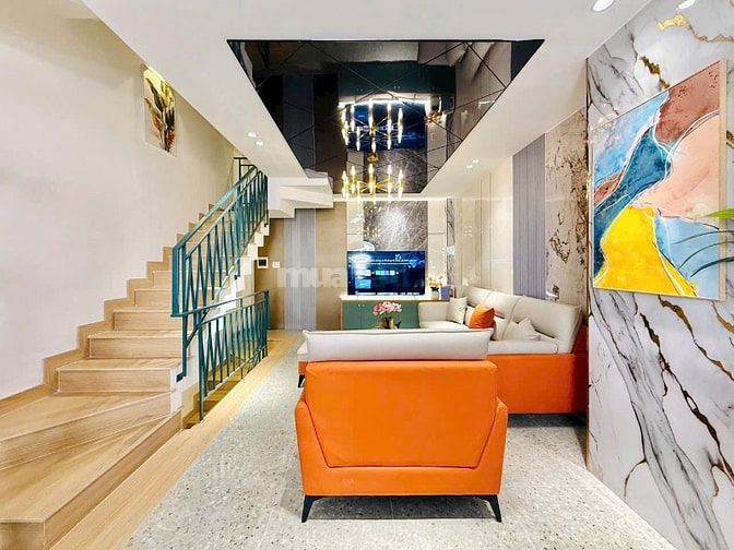 Nhà tuyệt đẹp 3 lầu +ST xe hơi để trong nhà, Đường Số 3, P8, Q.Gò Vấp