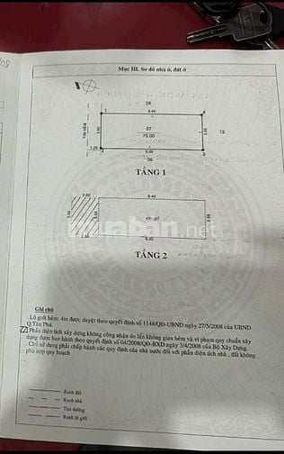 Cần bán nhà Hẻm 36 Sơn Kỳ, P. Sơn Kỳ, Q. Tân Phú.