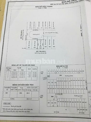 Bán lô M3 khu 30 ha An Phú.7x12 giá 11 tỷ