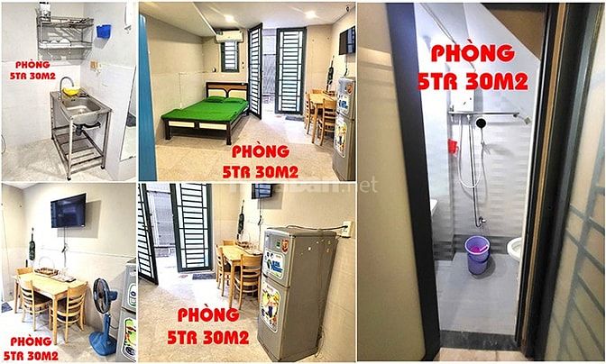 PHÒNG TRỌ TÂN BÌNH -SẠCH SẼ -GIÁ RẺ CHỈ TỪ 5TR DIỆN TÍCH 30M2