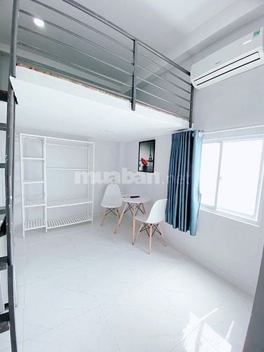 Phòng 22m2-4,8tr gác lửng, cửa sổ, full nội thất, thang máy ngay BXMĐ