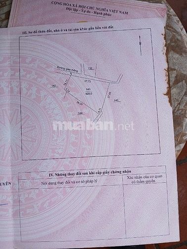 Bán đất tại thành phố Phổ Yên- Thái Nguyên