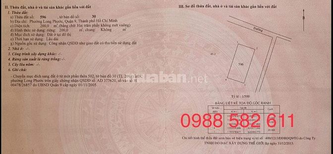 BÁN ĐẤT LONG PHƯỚC GÓC 2MT VỊ TRÍ ĐẸP, HIẾM RẼ NHẤT THỊ TRƯỜNG