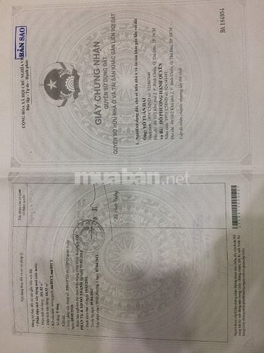 BÁN NHÀ NGAY TRUNG TÂM QUẬN 3, ĐƯỜNG NGUYỄN THIỆN THUẬT, PHƯỜNG 3