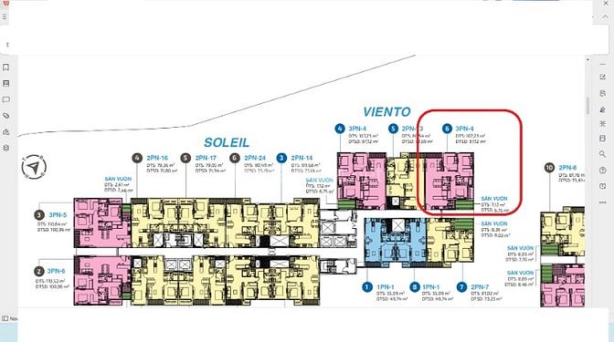 One Verandah: Cho thuê gấp 3PN Nội Thất cơ bản chỉ 23 triệu/tháng net 