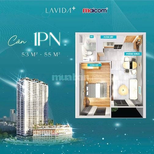 Căn hộ Lavida 2PN 2WC nhà sẵn giao ngay, chỉ cần thanh toán 30%