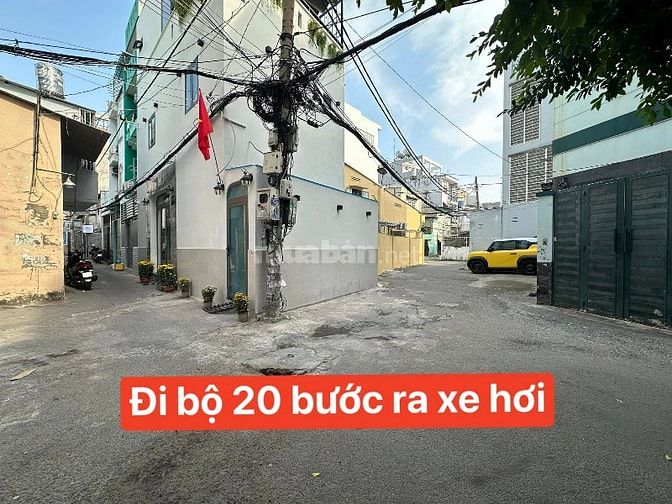 BÌNH THẠNH- 10m HẺM XE HƠI- 3 PHÒNG (CÓ PHÒNG TRỆT)- 46m2- chỉ 6.x TỶ