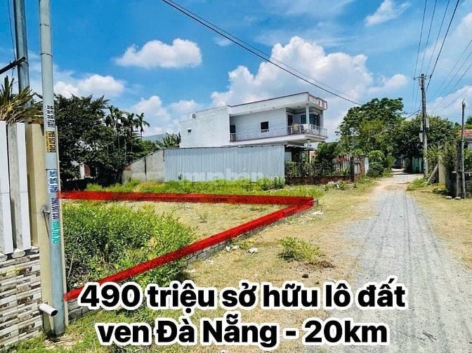 Cần bán lô đất đẹp cách Đà Nẵng chỉ 20km 