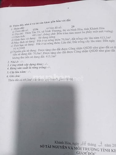 Chính chủ cần bán nhà tại Ninh Thượng, Ninh Hòa, Khánh Hòa