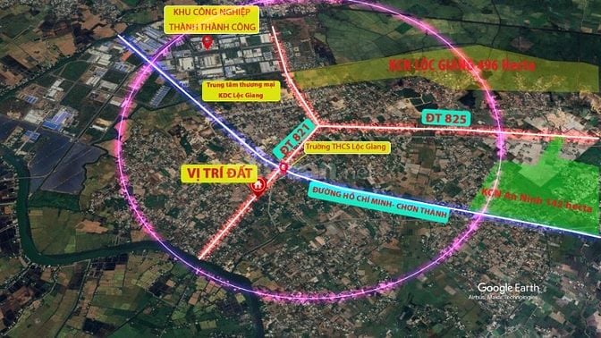 9.200 m2 đất kho xưởng, mặt tiền ĐT821, liền kề 3 KCN Đức Hòa, Long An