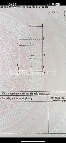 Bán đất ngõ 118 phố Nguyễn Khánh Toàn. Diện tích sổ 86mv, mặt tiền 6,5