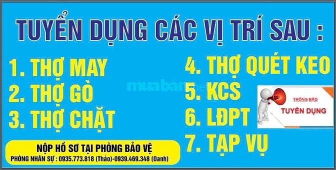 CẦN GẤP NV KINH DOANH - MARKETING (biết tiếng Anh)