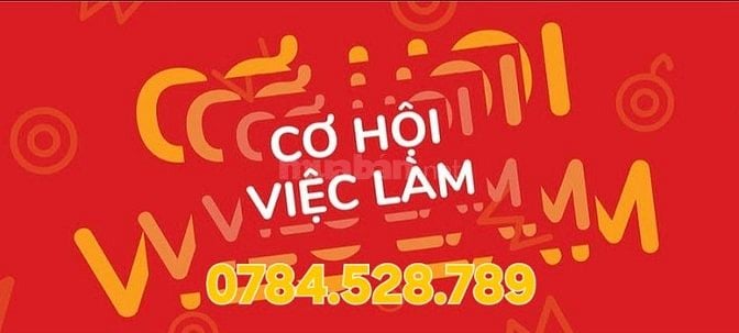 📢Cần Nam Nữ làm giờ hành chính, ko cần kinh nghiệm,chỉ cần cccd gốc