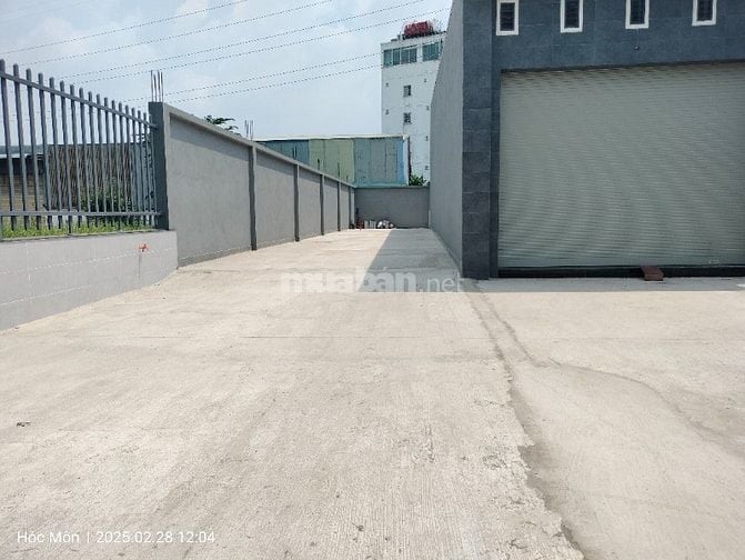 Cho thuê kho xưởng 400m2 Hóc Môn 20trieu 