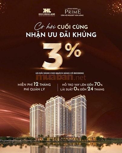 Căn Hộ Cao Cấp KhaiHoan Prime 2PN+2WC, Nội Thất Cơ Bản , Lê Văn Lương