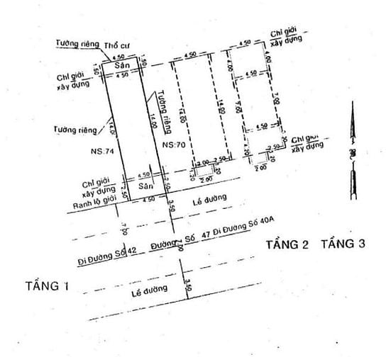 Nhà mặt tiền đường 47, P. Tân Tạo, Q. Bình Tân (khu Tên Lửa)